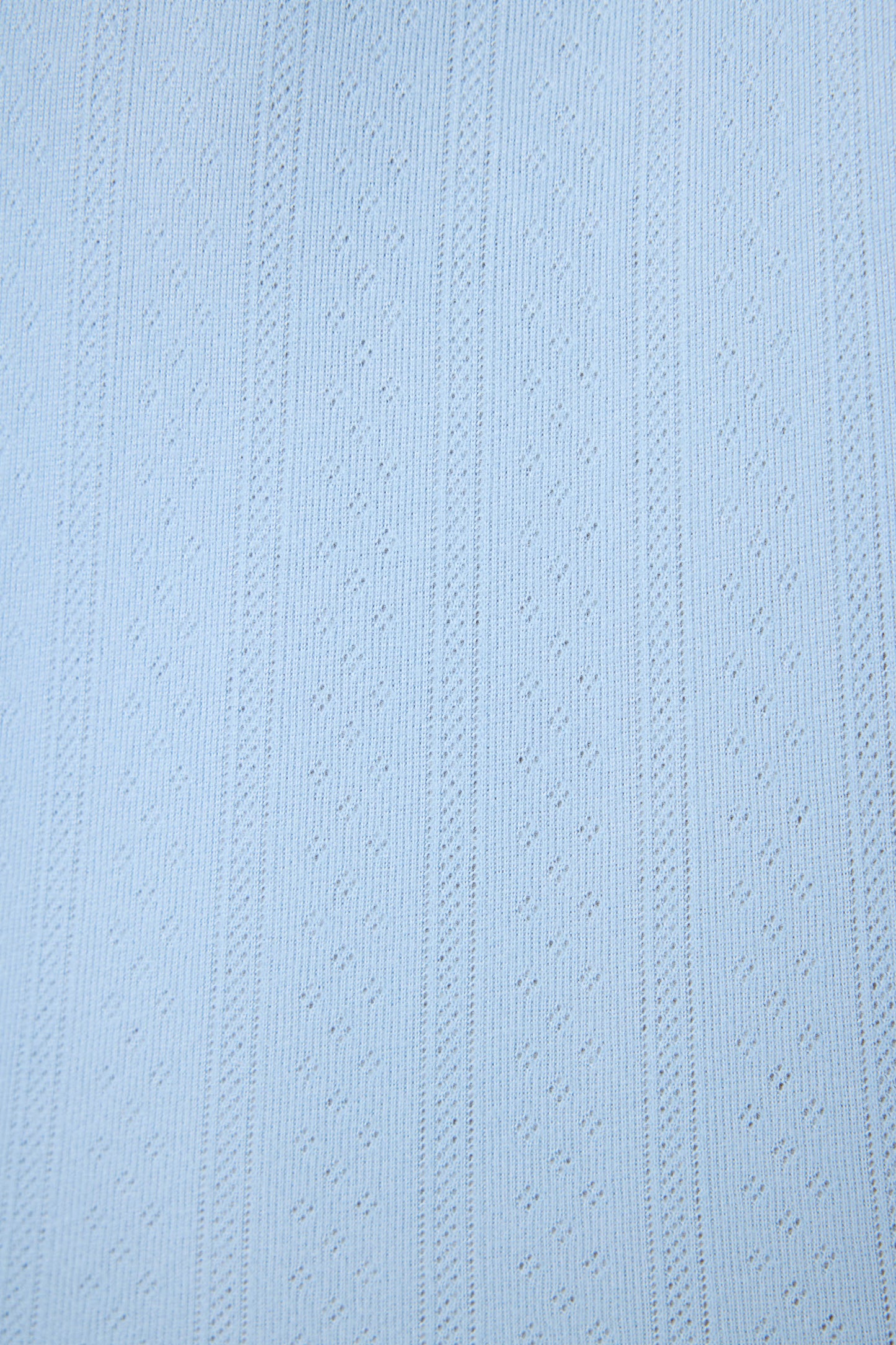 More Amour Blue Dream Pointelle Open Leg Pants