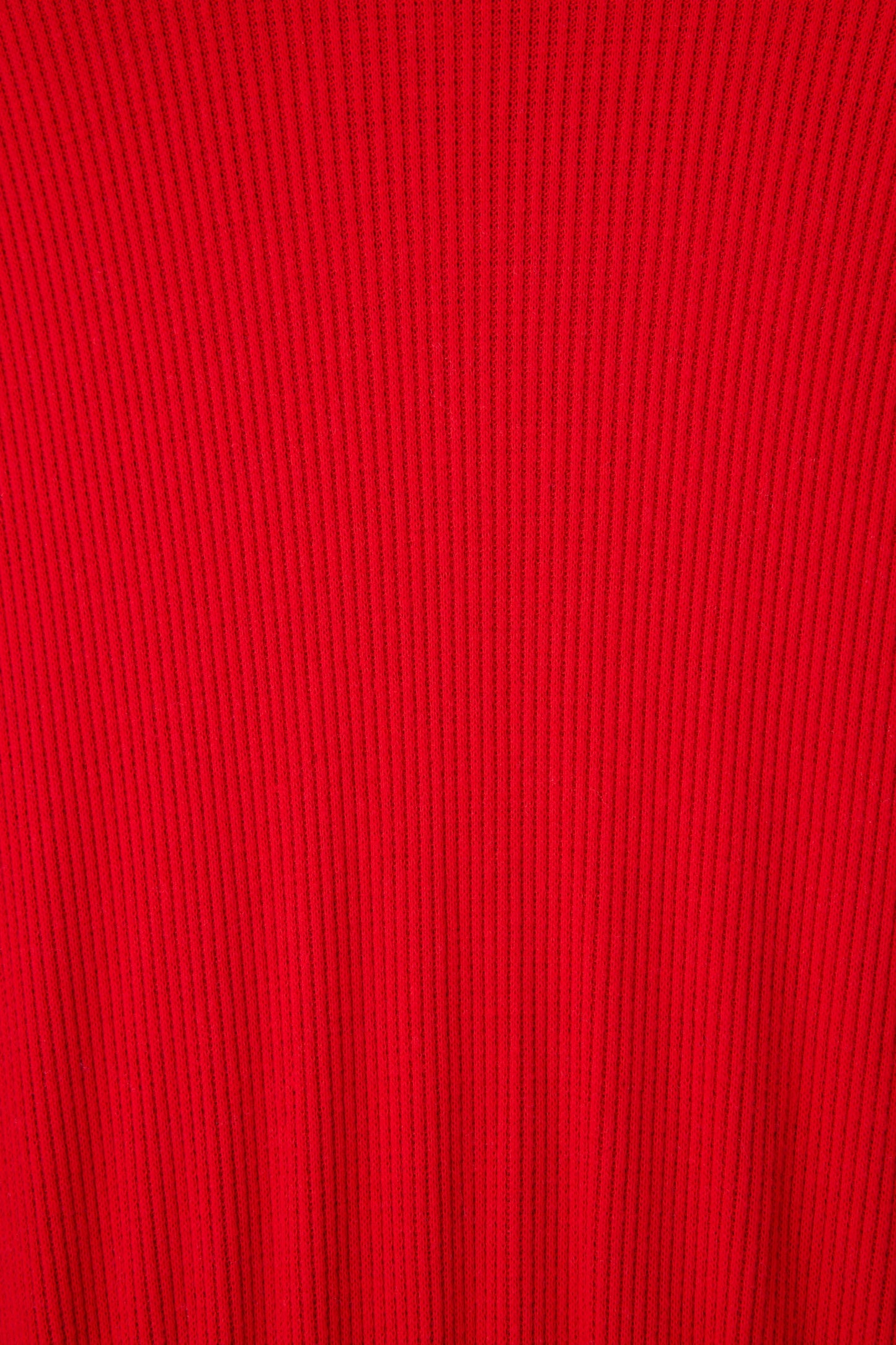 Textured Essentials Red Long Sleeve Top