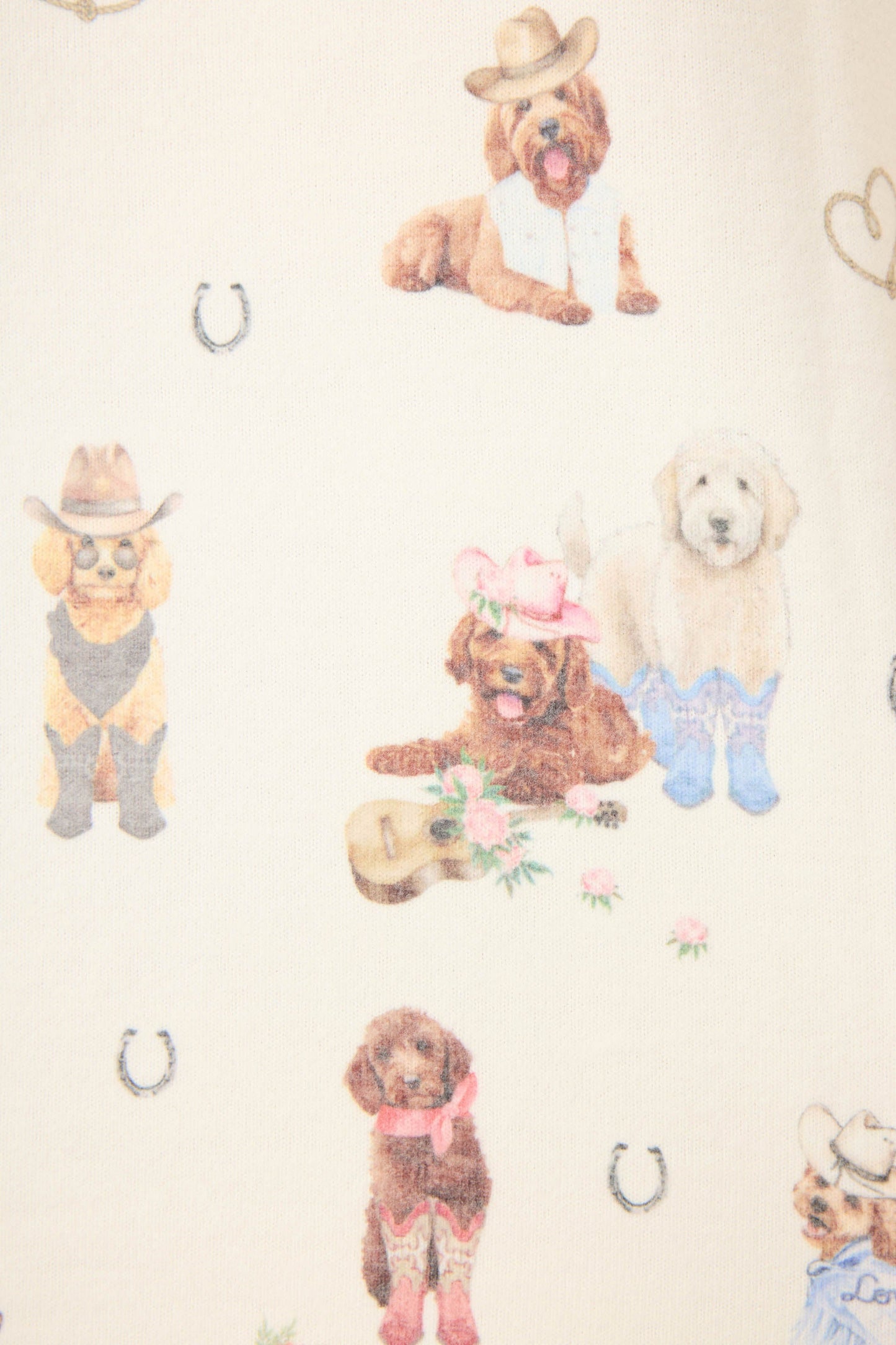 Ruff On The Range Dog Print Long Sleeve Top