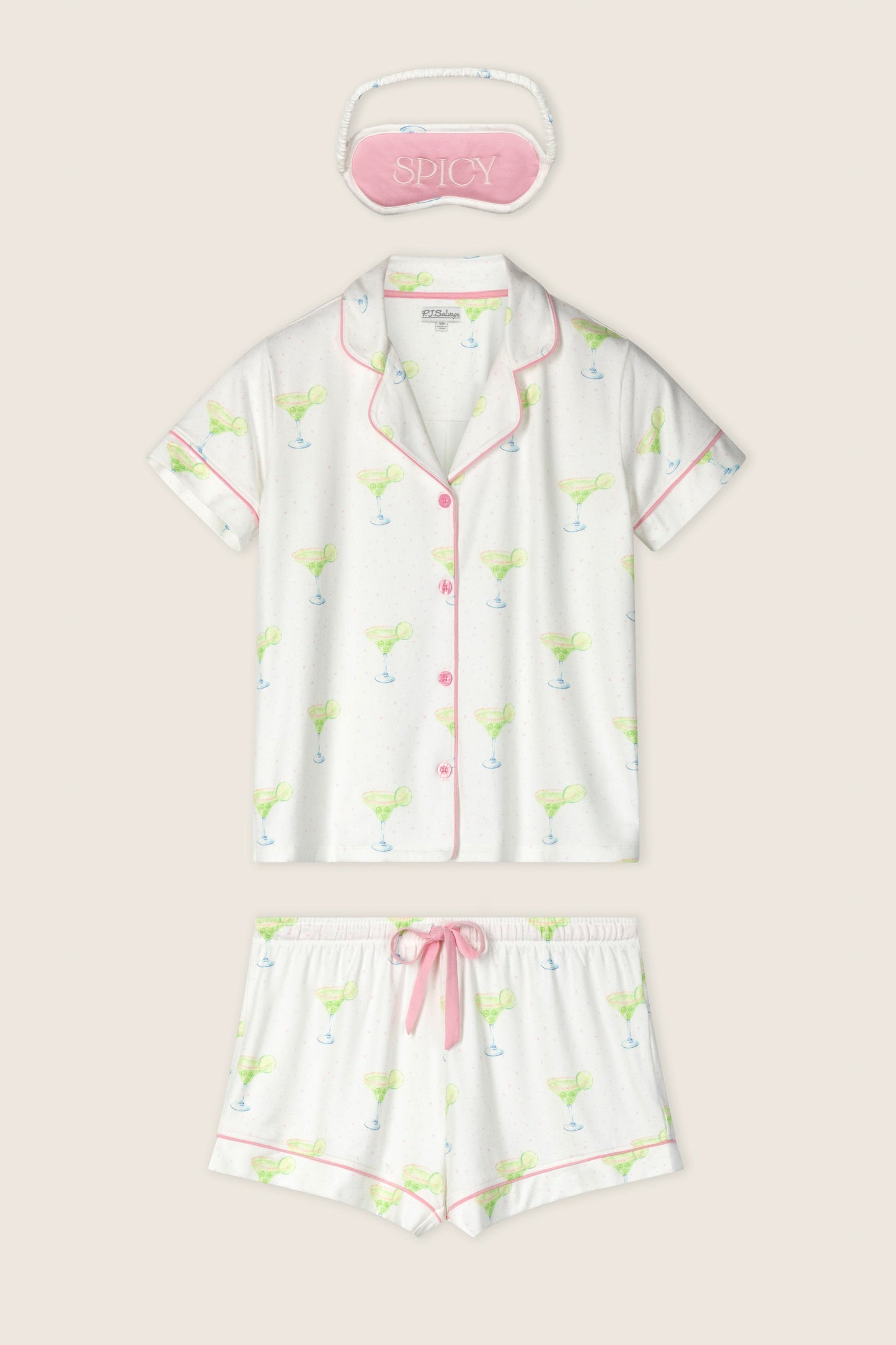 Margarita Mama Spicy Sips 3-Piece Short PJ Set