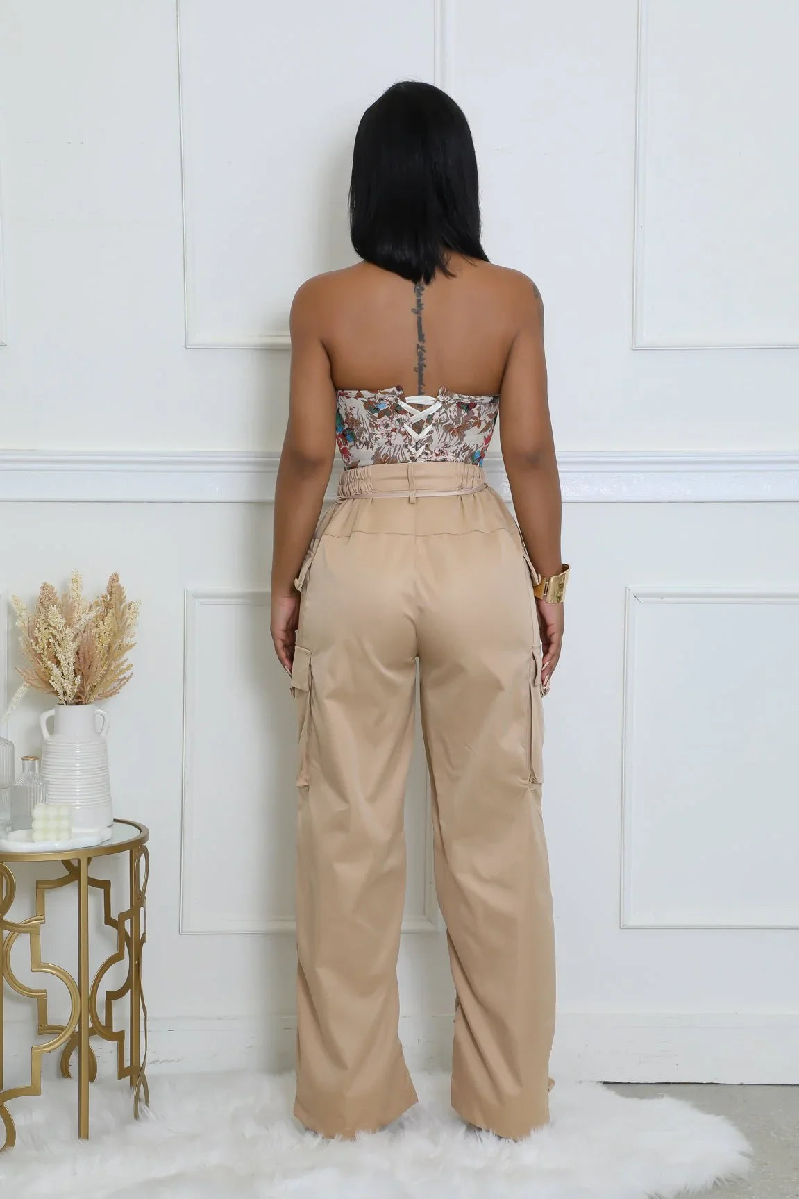 Beige Wide Leg Pants – Home On The Range High‑Waisted Style
