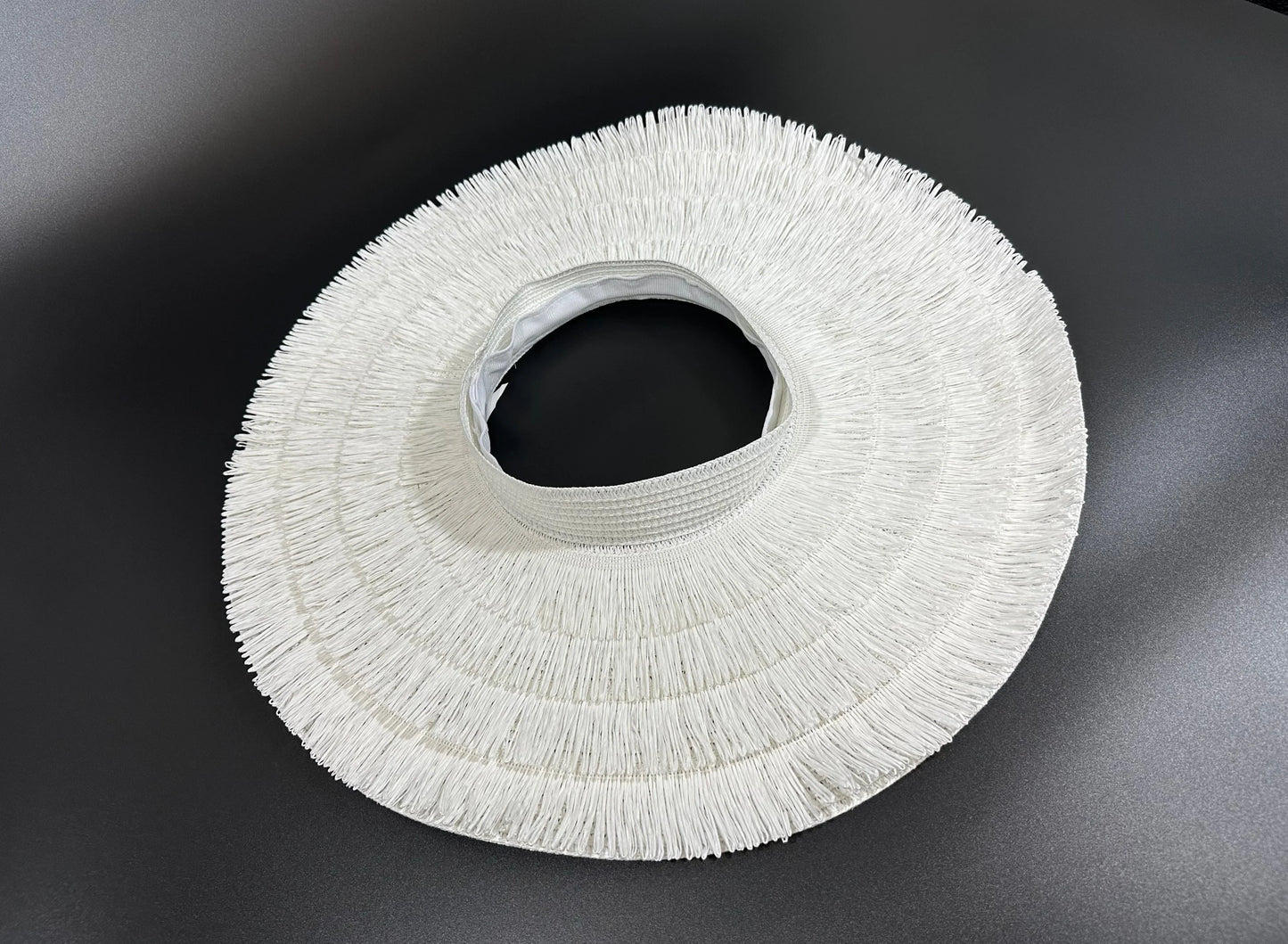 Fringe Straw Sun Hat in White – Vacation Vibes Style