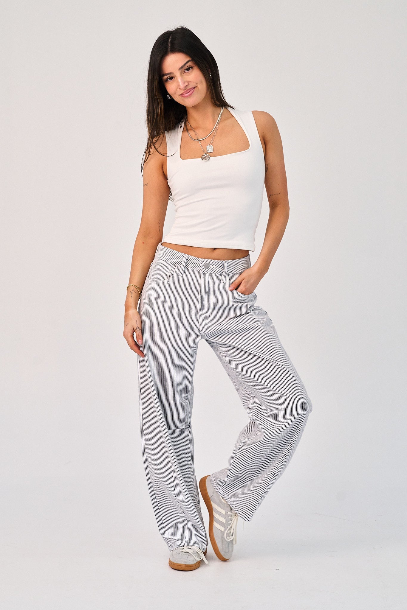 Hayes Striped Jeans