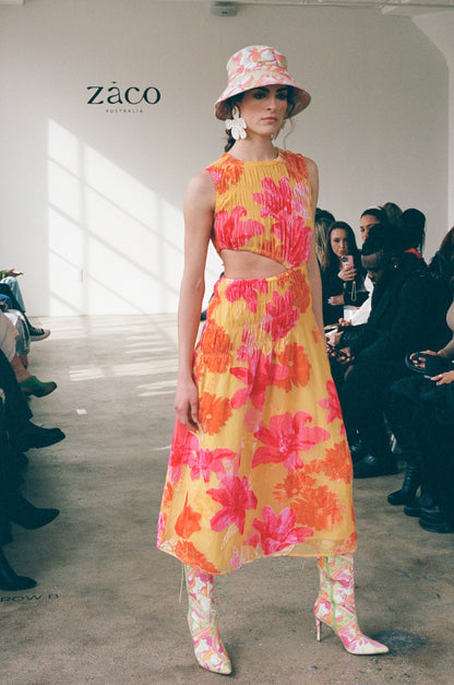 Mariella Midi Dress - Floreale Sunny