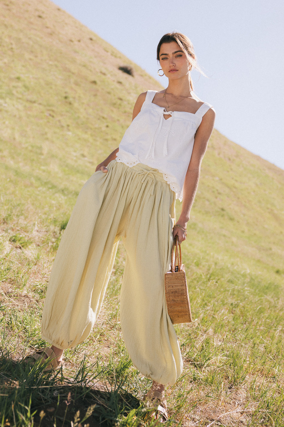 Cecily Bow Tank - FINAL SALE