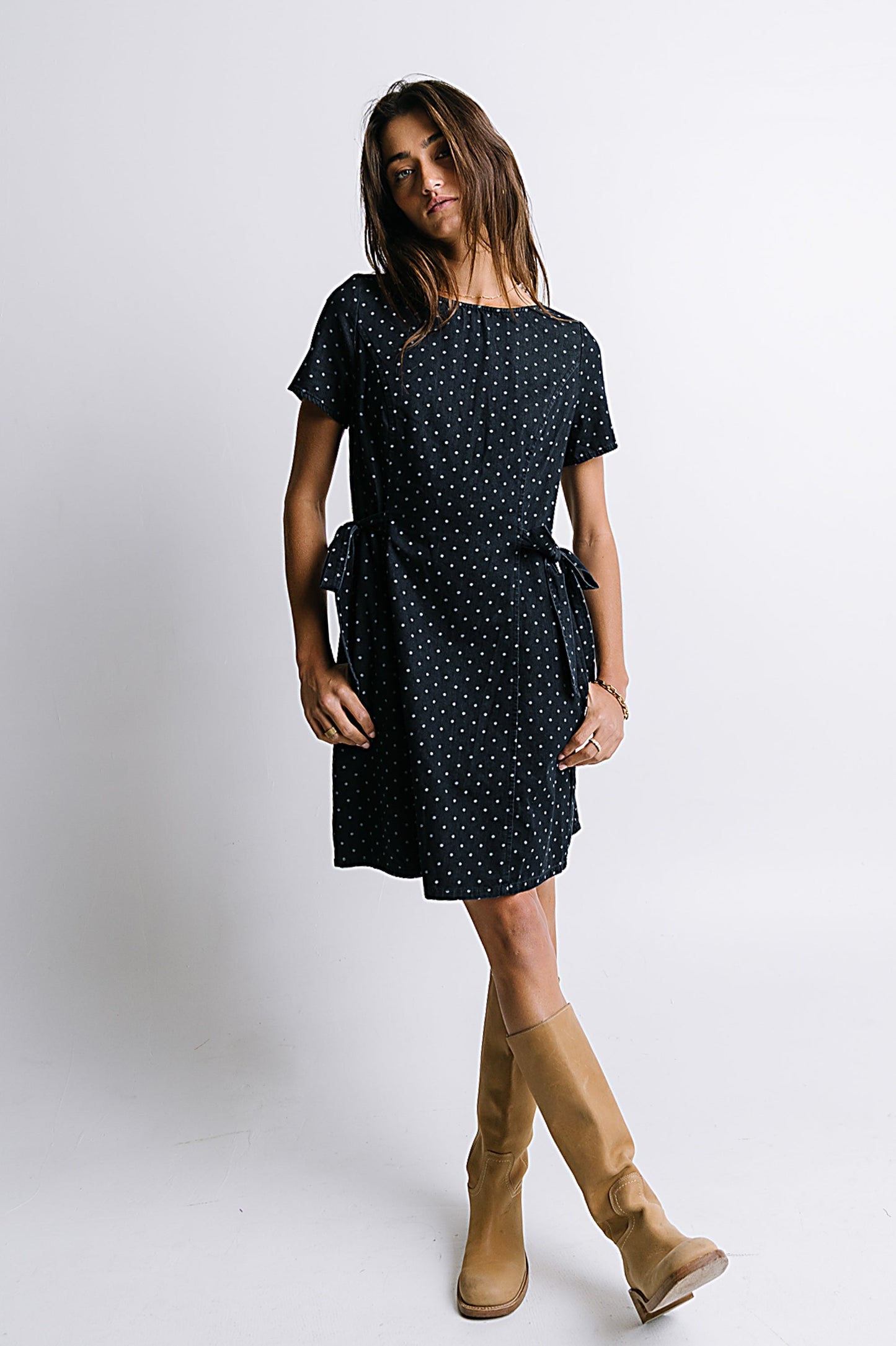 Gloria Polka Dot Mini Dress - FINAL SALE