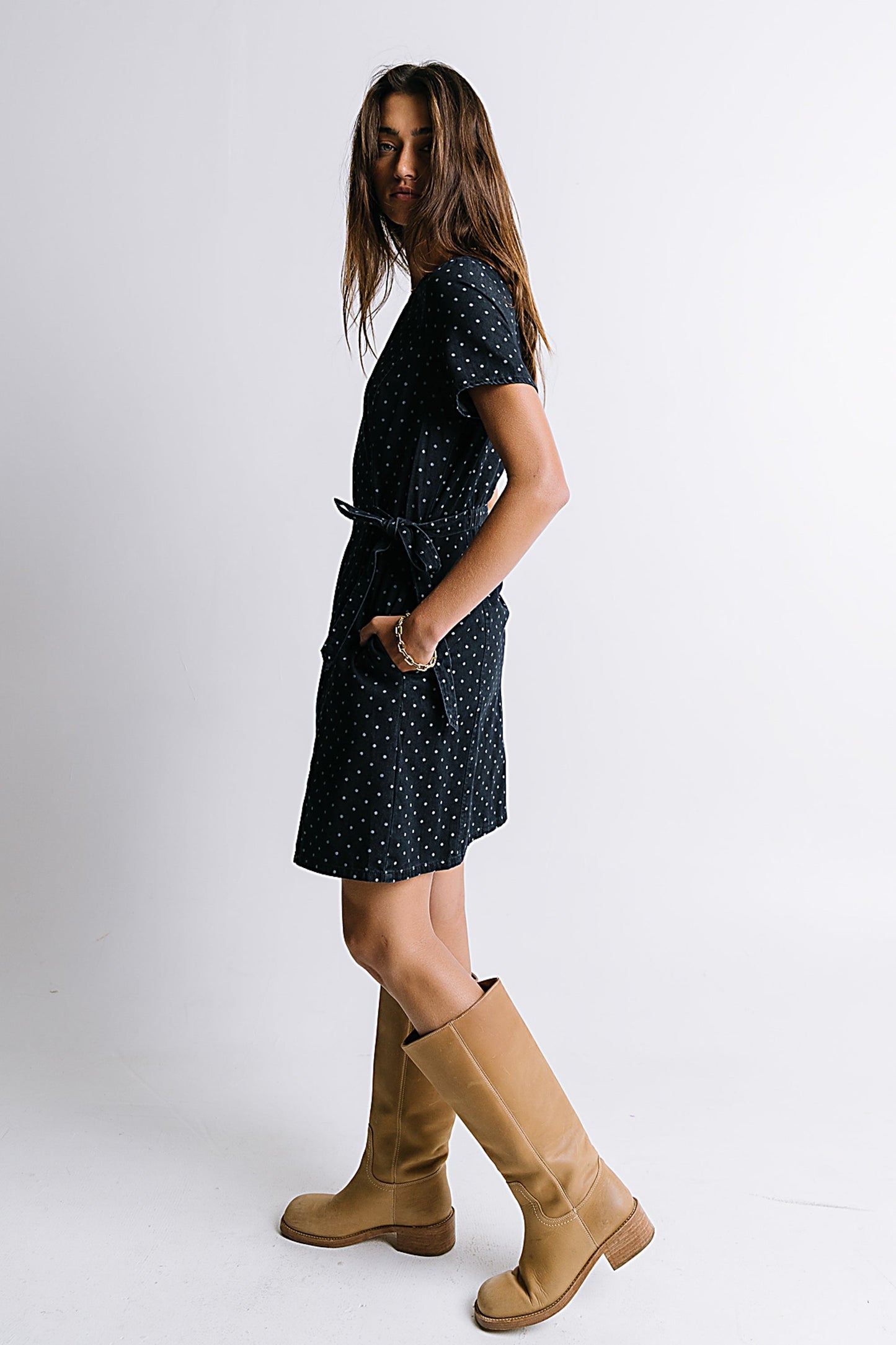 Gloria Polka Dot Mini Dress - FINAL SALE