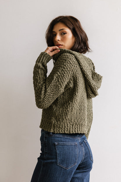 Georgie Knit Sweater in Olive - FINAL SALE