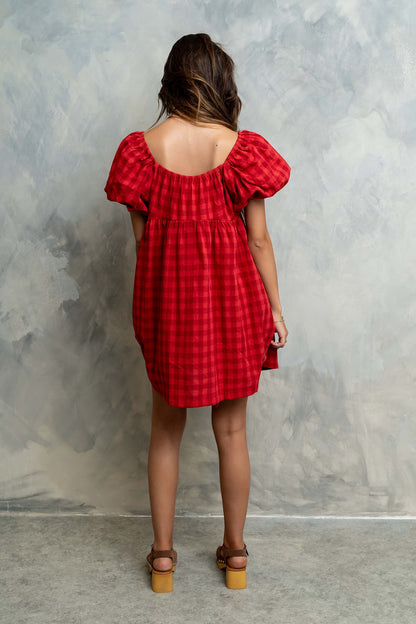 Emery Plaid Mini Dress