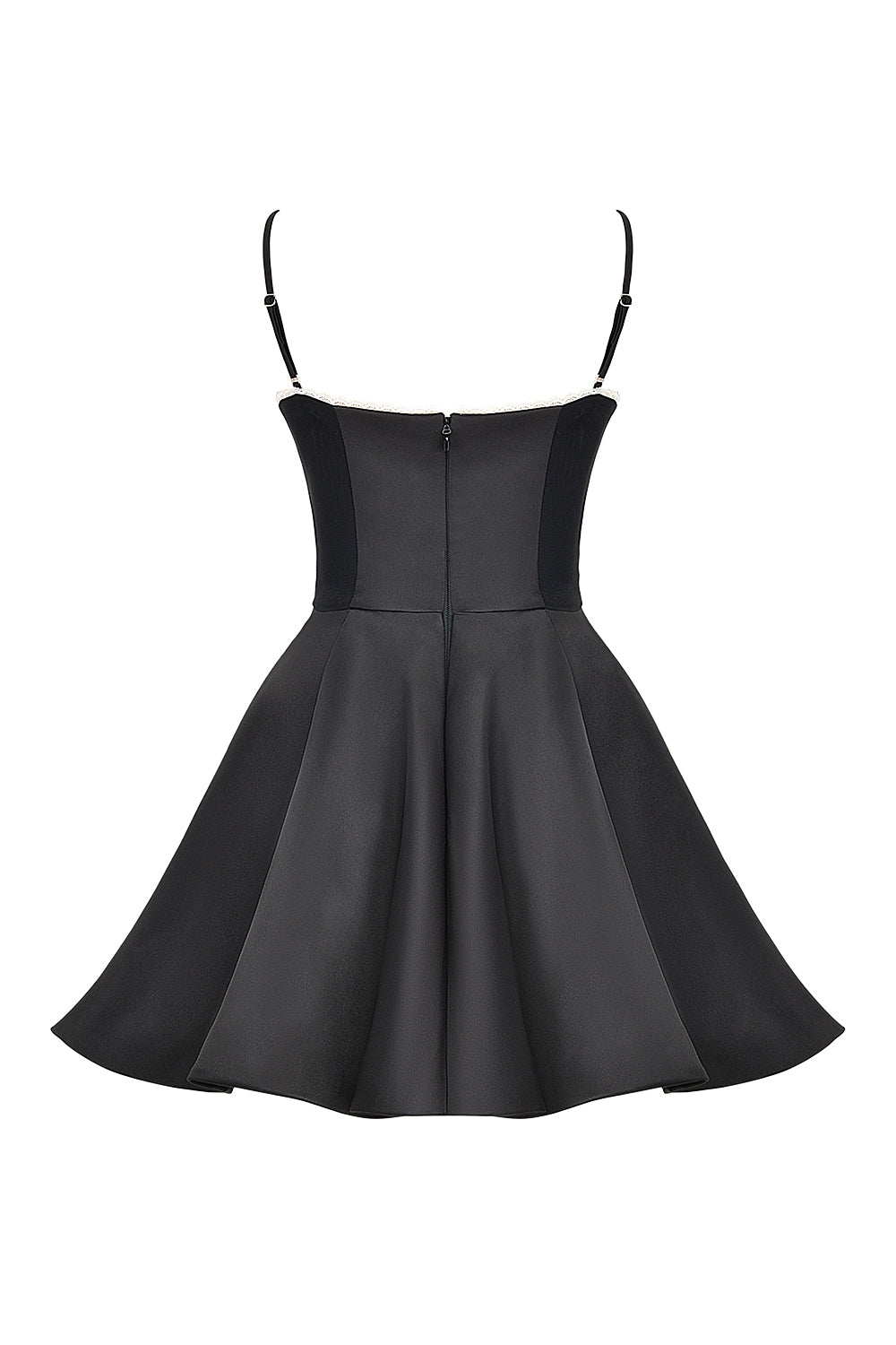 black tulle mini dress