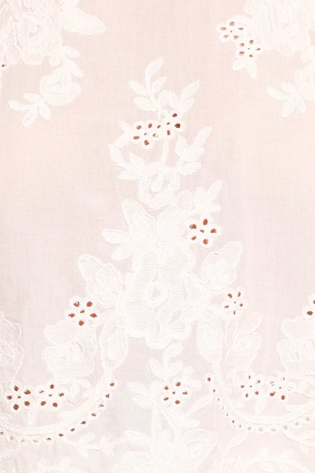 Tanis Embroidered Top - White