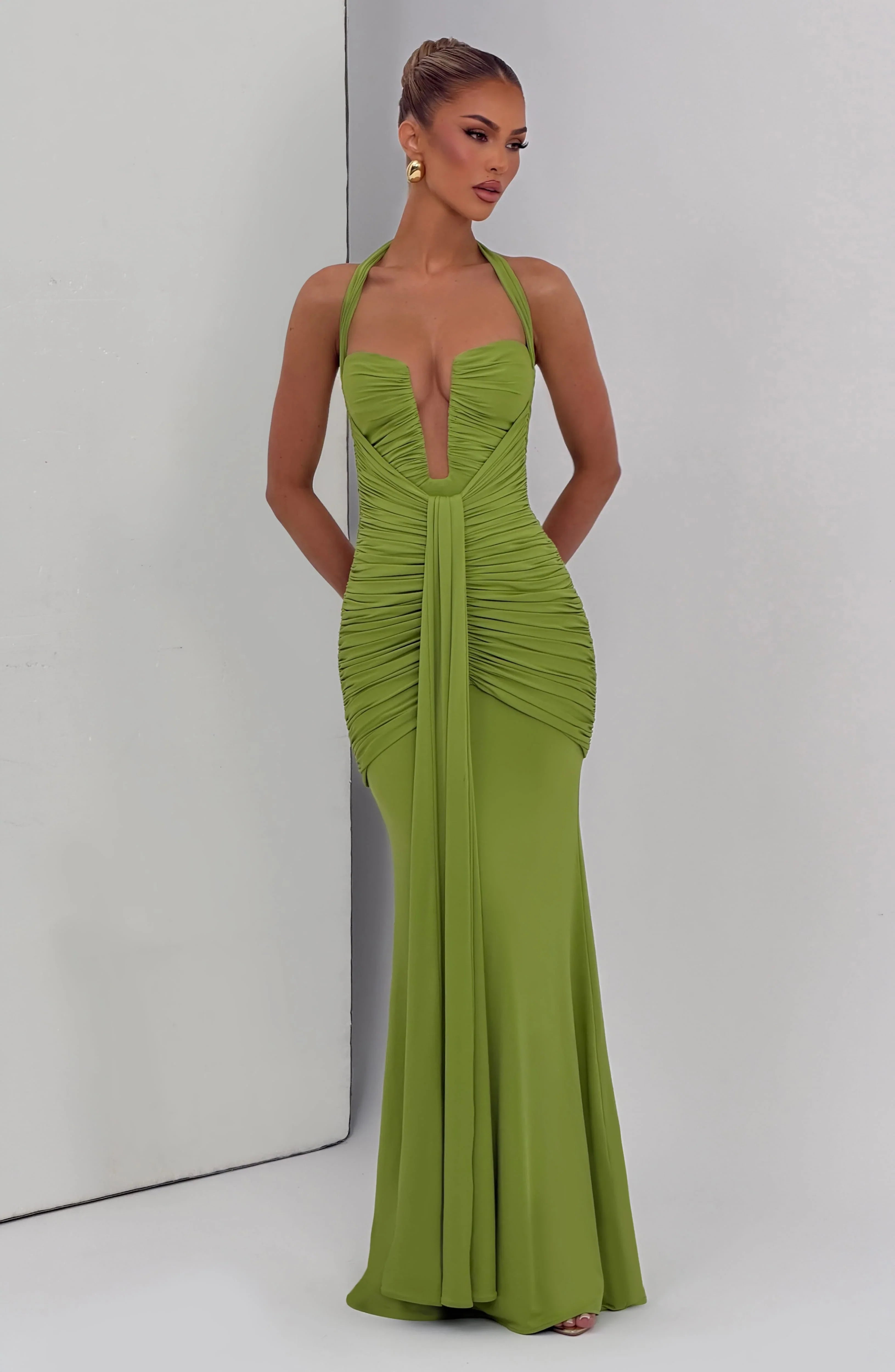 Morrigan Maxi Dress - Olive