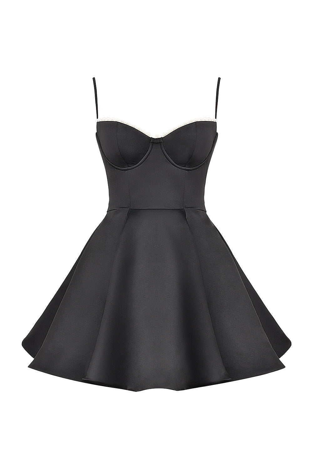 black tulle mini dress