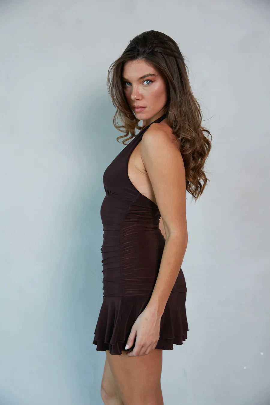 Mia Halter Bodycon Mini Dress