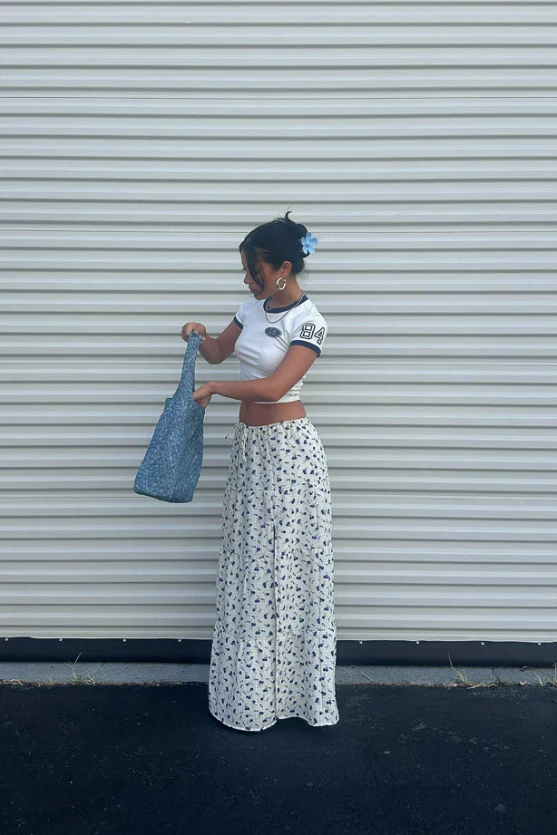 Amaya Cottagecore Tiered Maxi Skirt
