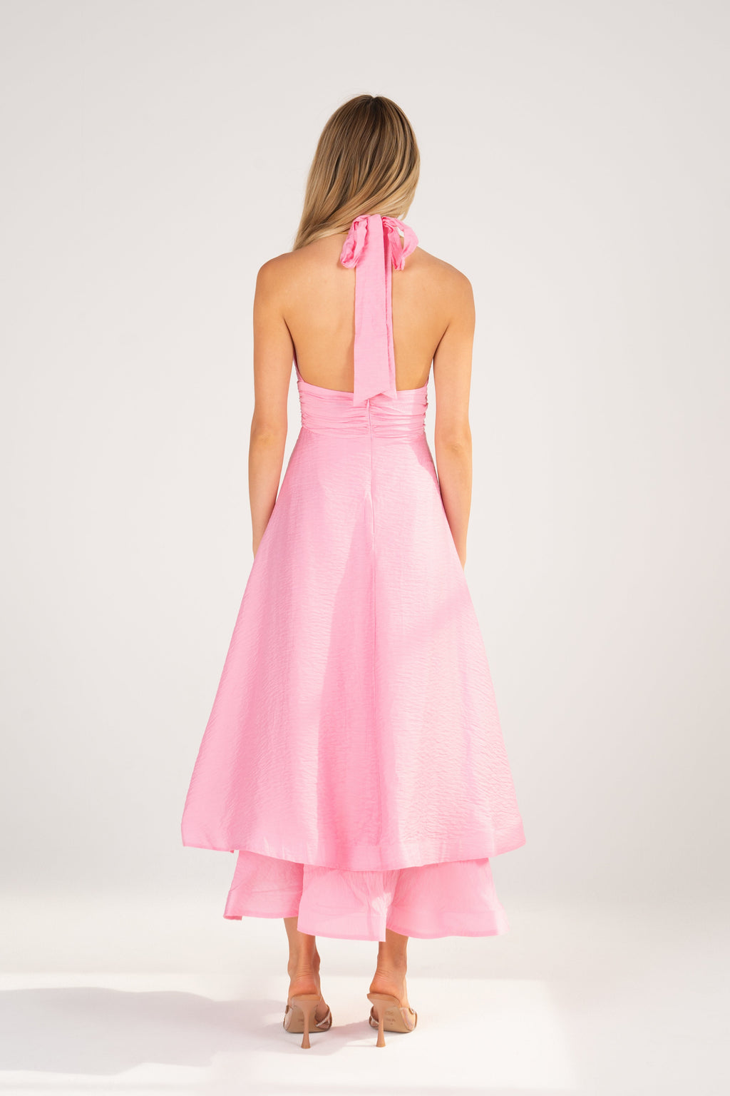 Elodie Halter Neck Maxi Dress