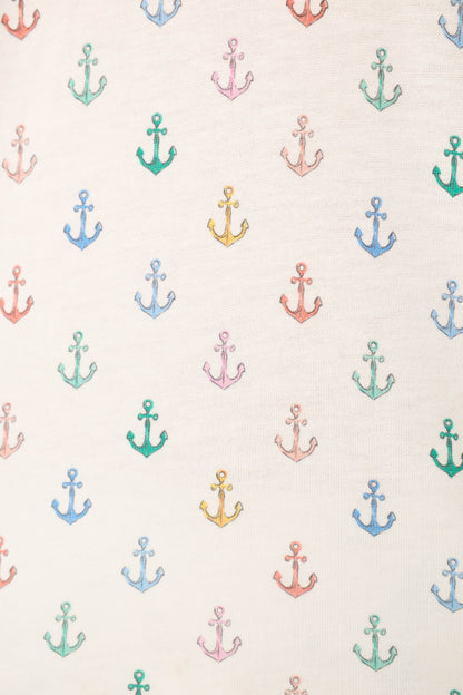 Meet Me By The Sea Anchors Aweigh Long PJ Set