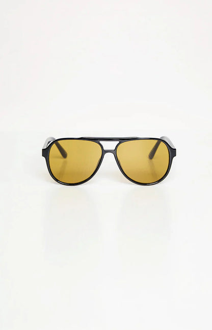 Otra Eyewear Stevie Black Aviator Sunglasses