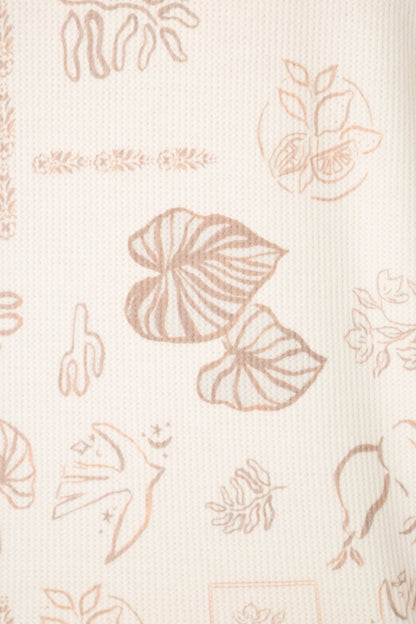 Palms Away Bistro Botanicals Banded Pants