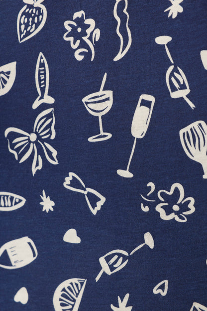 Playful Prints Al Fresco Bistro Sleep Shorts