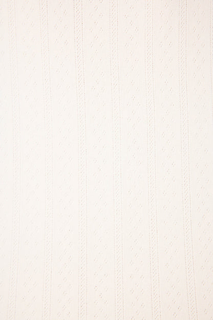 Pointelle Essentials Ivory Cardigan