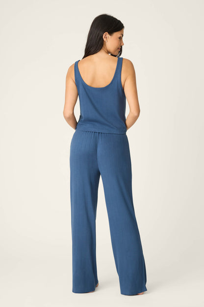 Pointelle Essentials Deep Sea PJ  Set
