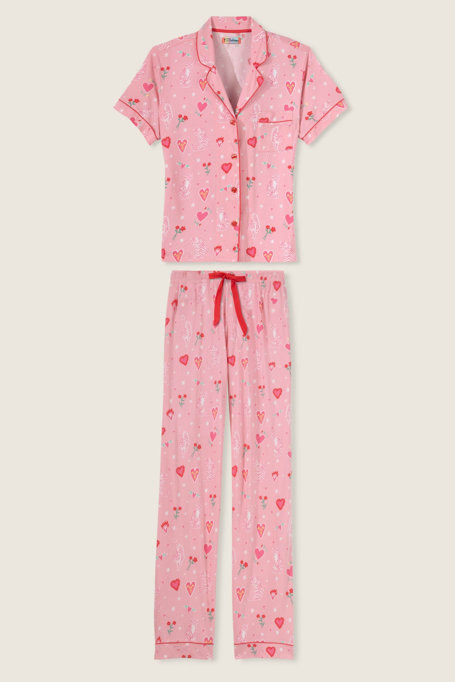 Whimsy Tiger PJ Set