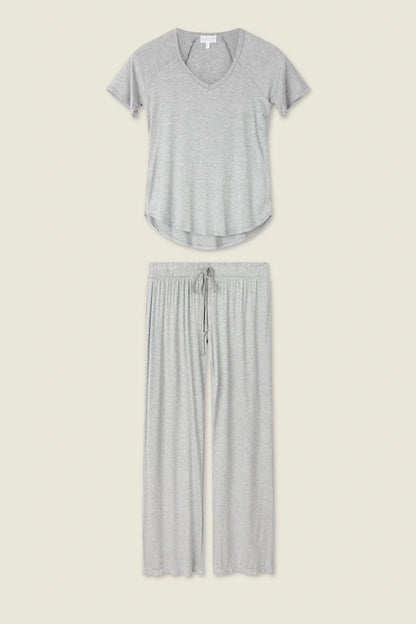 Modal Basics Heather Grey PJ Set