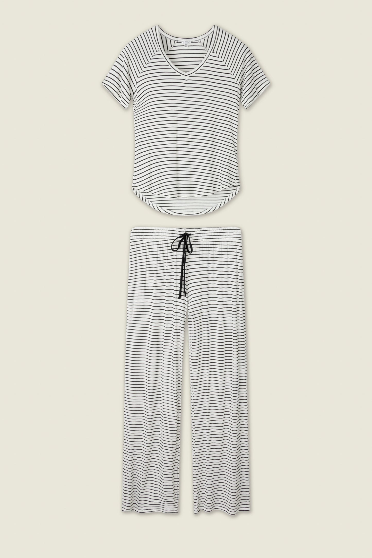 Modal Basics Striped PJ Set