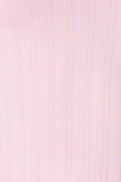 Back To Basics Pointelle Long Sleeve Top