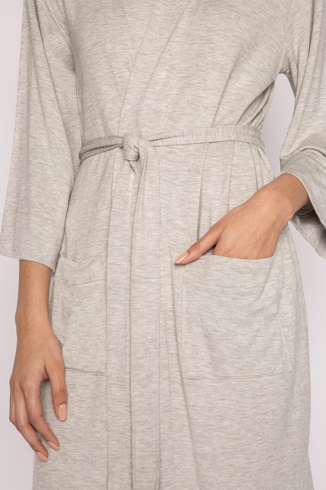 Jammie Essentials Heather Grey Robe
