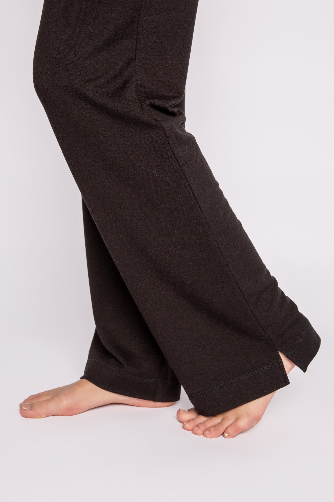 Jammie Essentials Long Black PJ Set