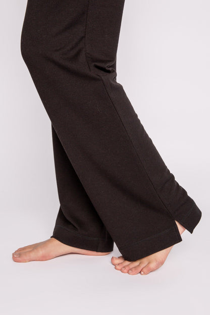 Jammie Essentials Long Black PJ Set