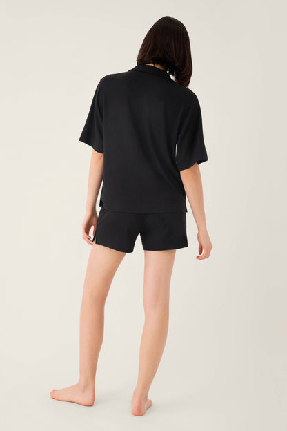Jammie Essentials Short Black PJ Set