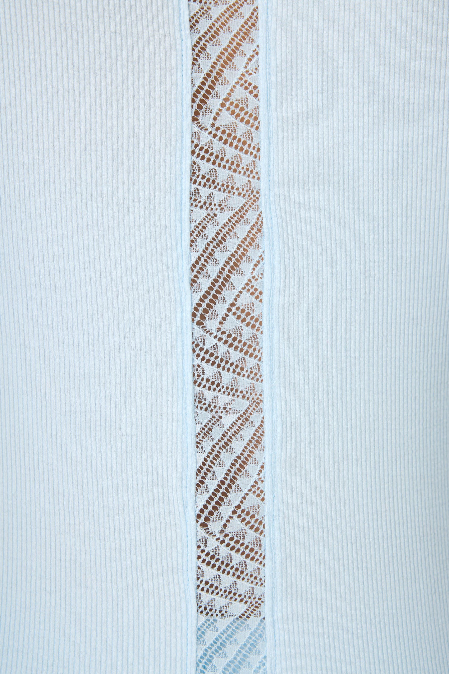Lacey Basics Ribbed Long Sleeve Top