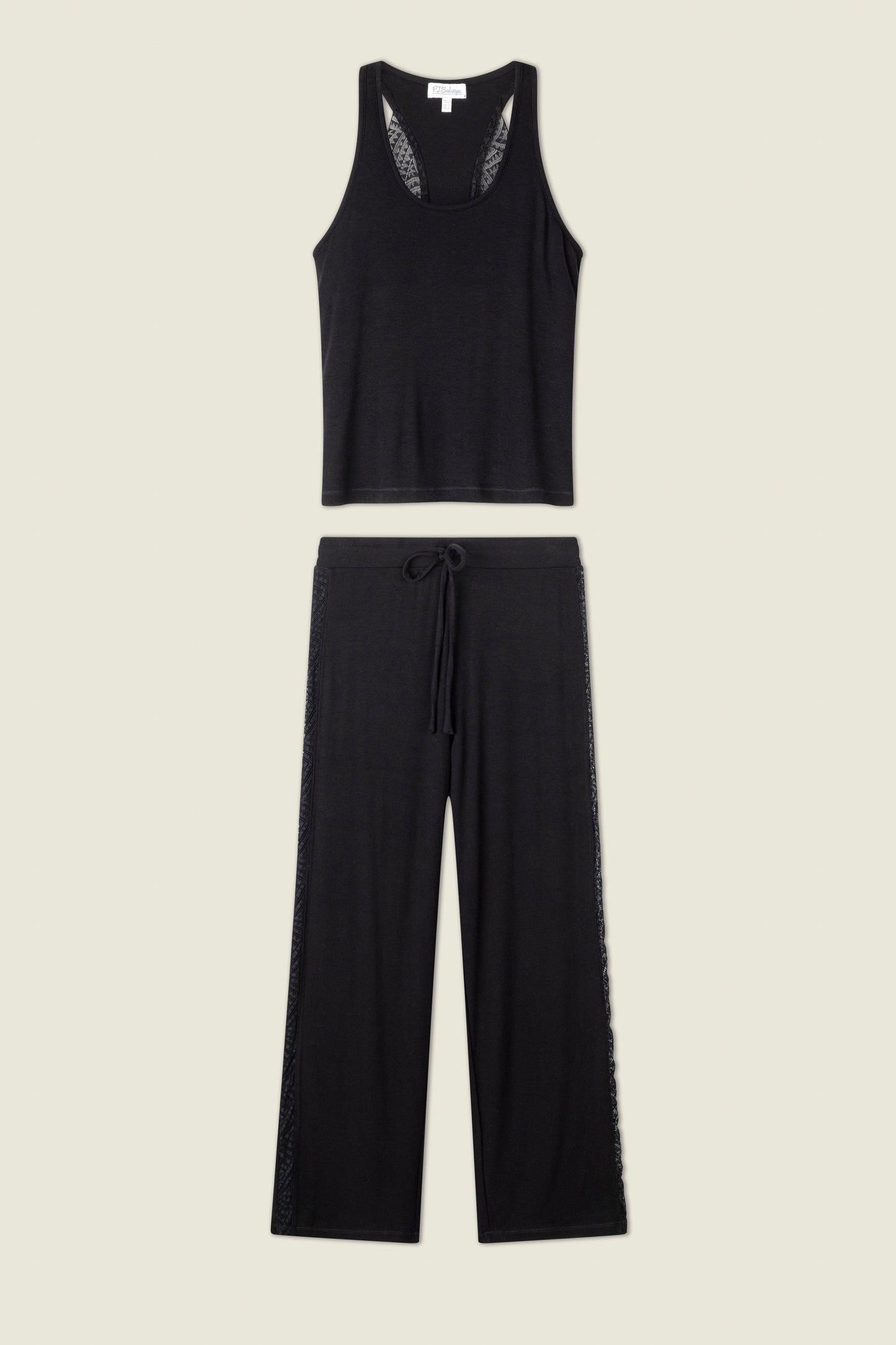 Lacey Basics Black Lounge Set