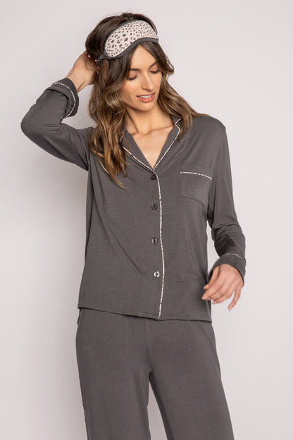 Modal Dreams Charcoal 3-Piece PJ Set
