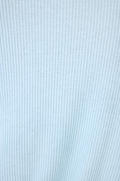 Textured Essentials Light Sky Robe