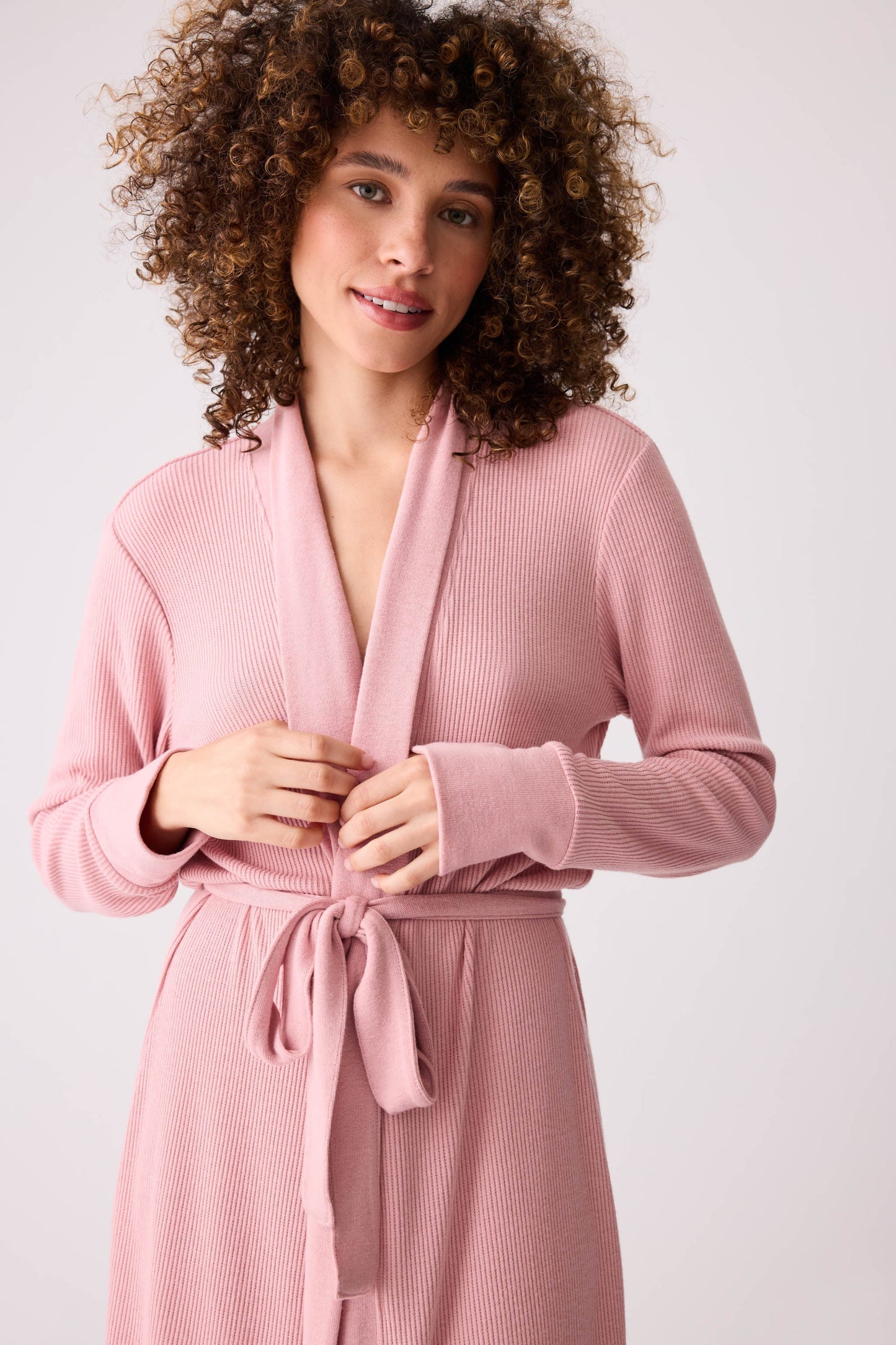 Textured Essentials Rosewood Robe