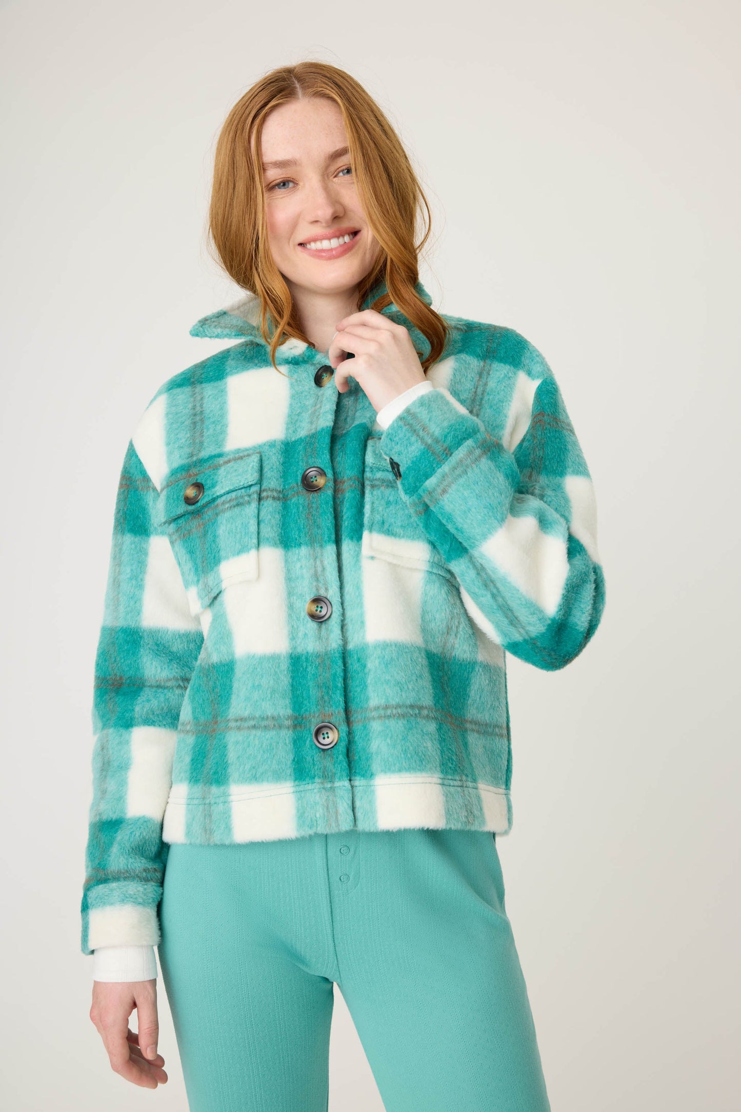 Cozy Plaid Jacket
