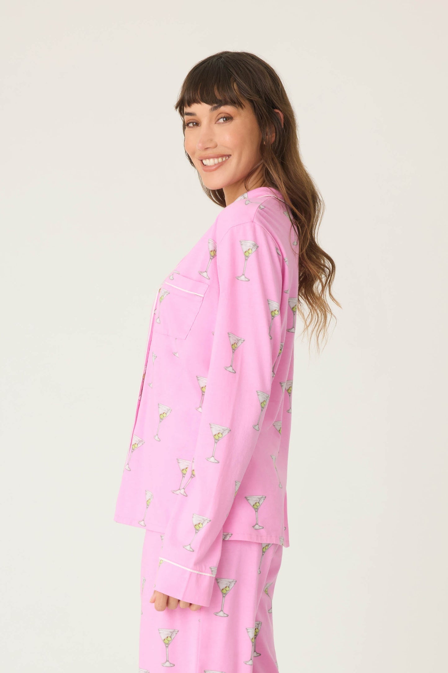Playful Prints Drinks Pajama Top