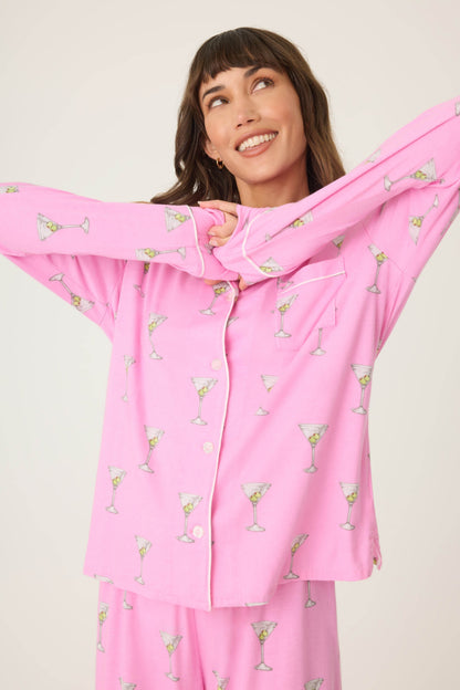 Playful Prints Drinks Pajama Top