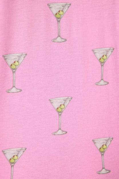 Playful Prints Drinks Pajama Top