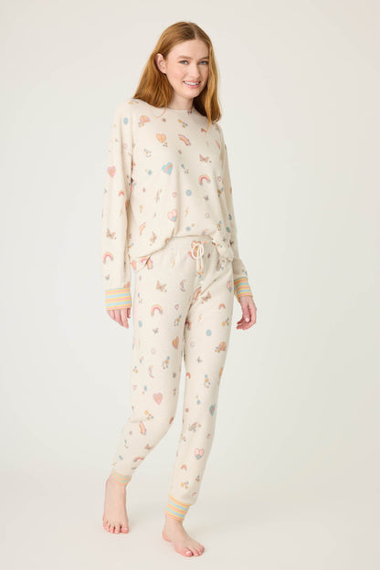 Sunshine On My Mind Emoji-Fun Long Sleeve Top