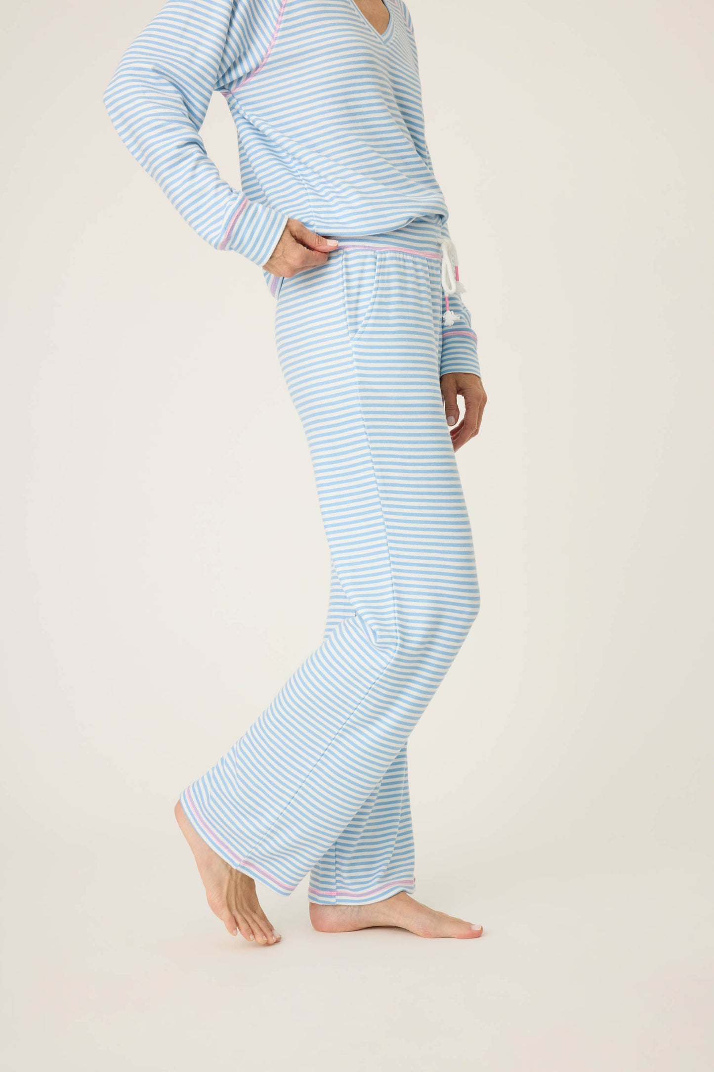Striped Tropic Garden Lounge Pants