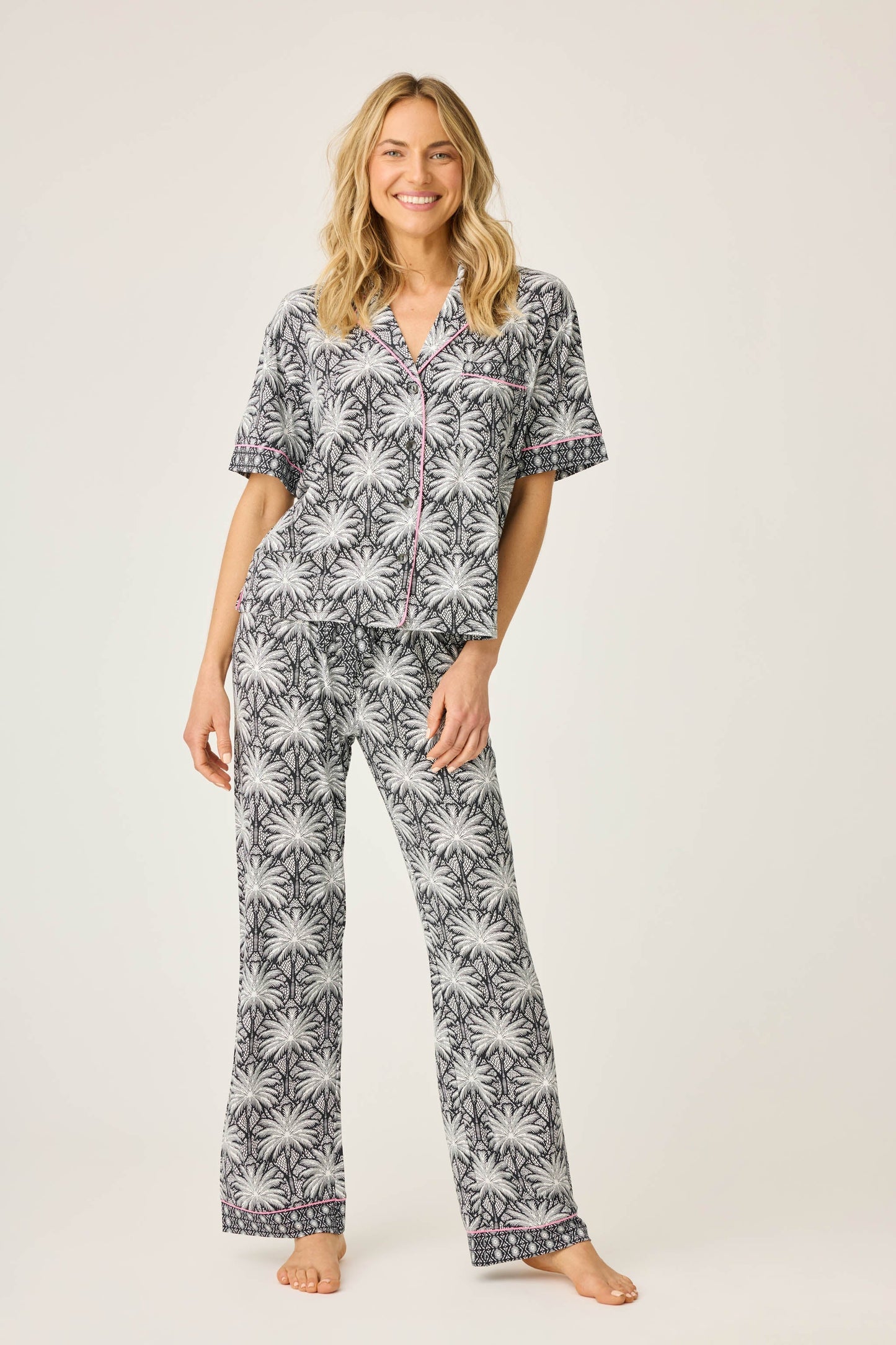 Shady Beach Dreams Short Sleeve Top