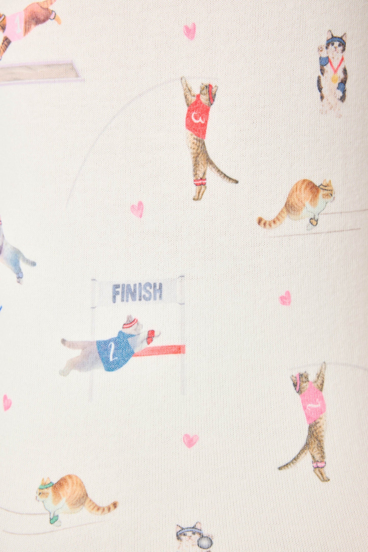 Catletics Cat Print Banded Pants