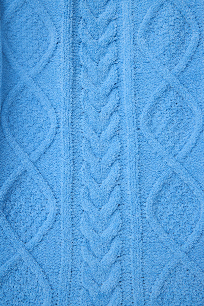 Chenille Cable Knit Long Sleeve Top