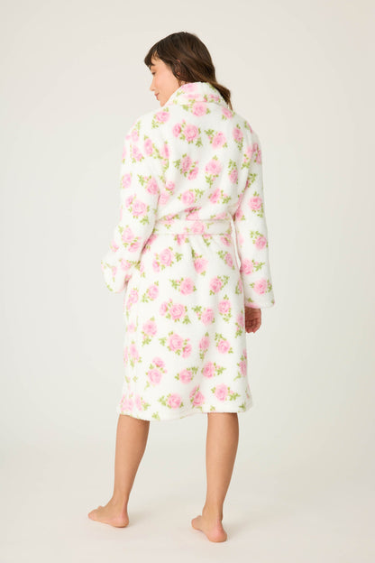Let's Get Cozy Floral Print Robe