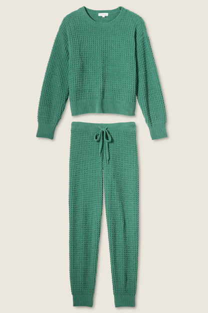Chenille Waffle Forest Lounge Set